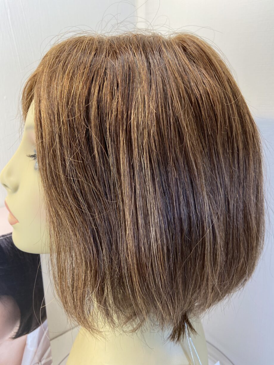 Human hair chocolate brown wig. Bbrms450