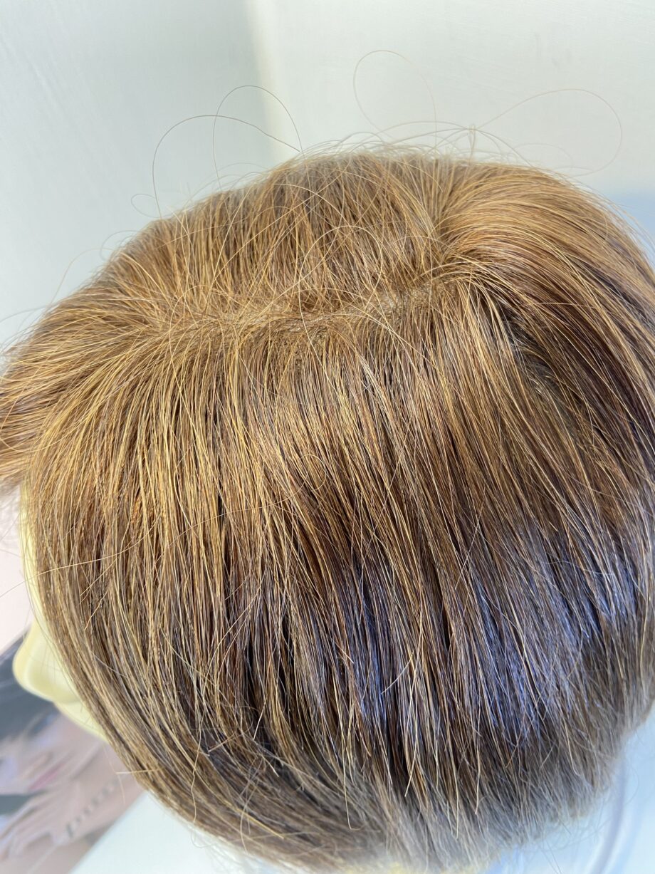 Human hair chocolate brown wig. Bbrms450