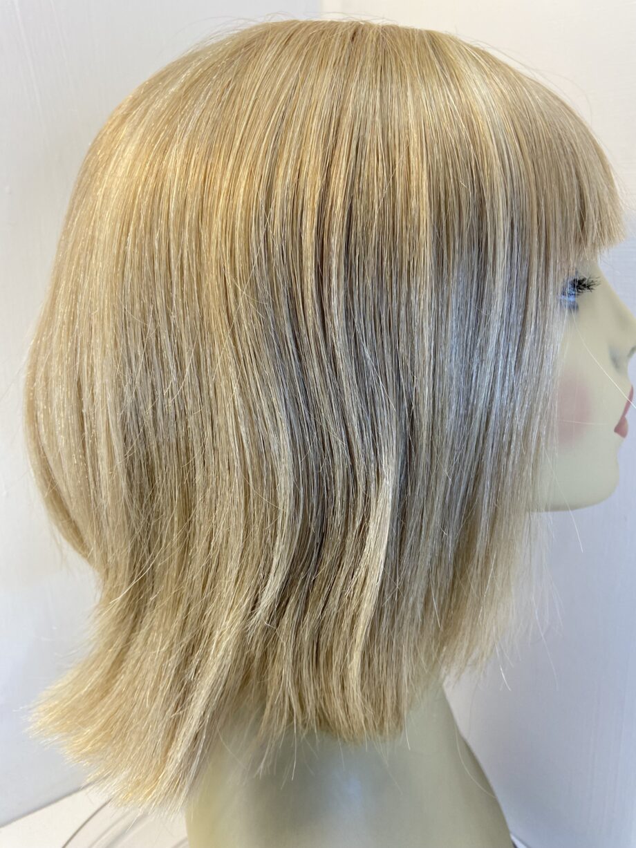 Blonde human hair wig. Boms517