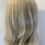 Blonde human hair wig. Boms517