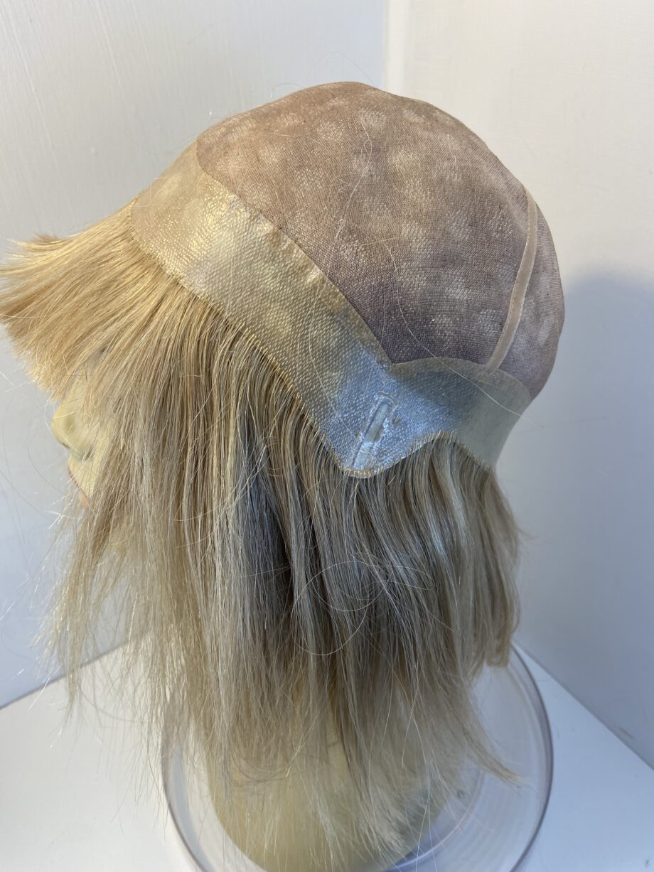 Blonde human hair wig. Boms517
