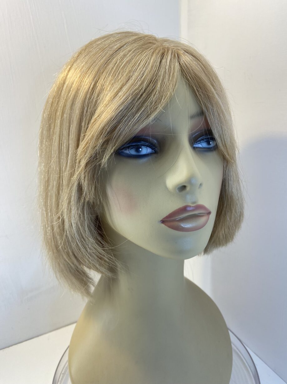 Human hair soft blonde wig. Boms518