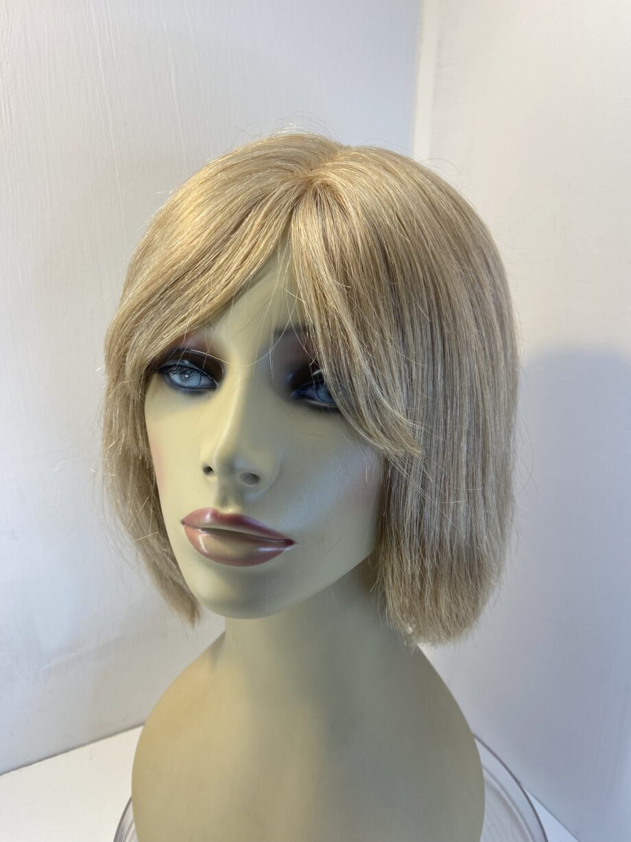 Human hair soft blonde wig. Boms518