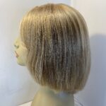 Human hair soft blonde wig. Boms518