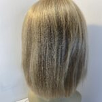 Human hair soft blonde wig. Boms518