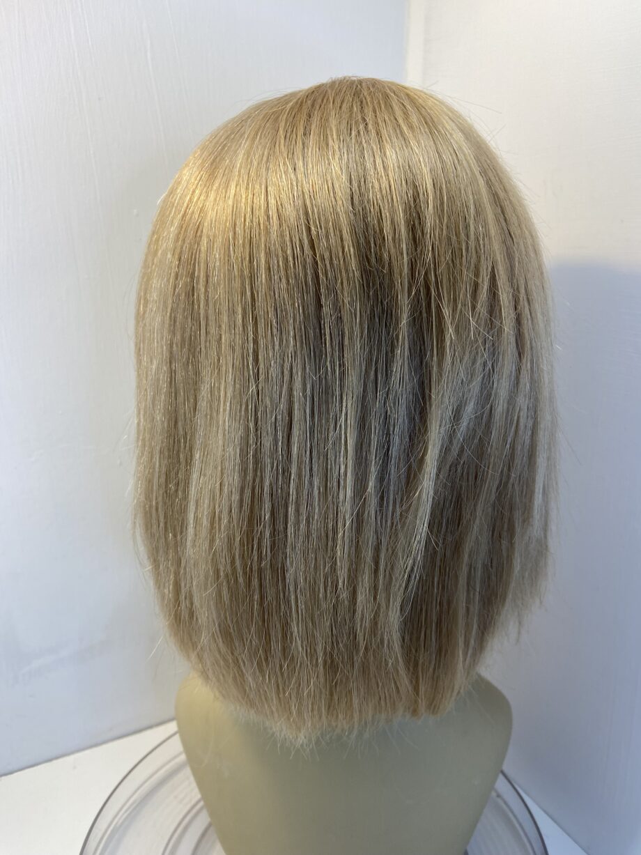 Human hair soft blonde wig. Boms518