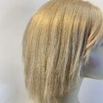 Human hair soft blonde wig. Boms518