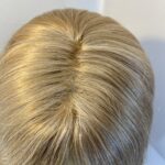 Human hair soft blonde wig. Boms518