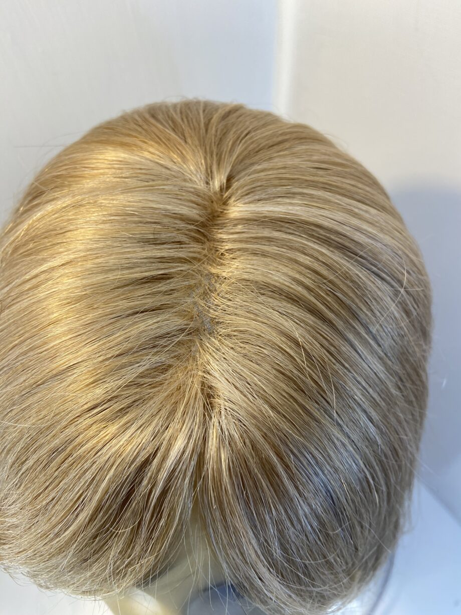 Human hair soft blonde wig. Boms518