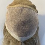 Human hair soft blonde wig. Boms518