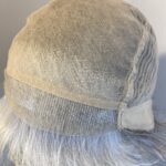 New silver grey white flash soft cap wig. Gss731