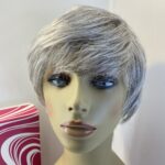 New dimples silver thread wig. Bgss489