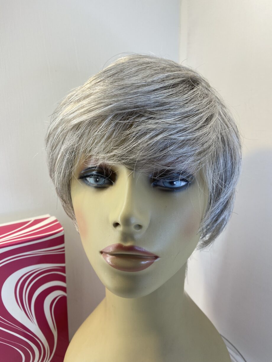 New dimples silver thread wig. Bgss489