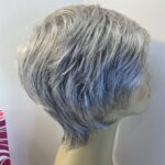 New dimples silver thread wig. Bgss489
