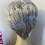 New dimples silver thread wig. Bgss489