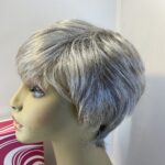New dimples silver thread wig. Bgss489