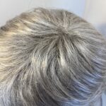 New dimples silver thread wig. Bgss489