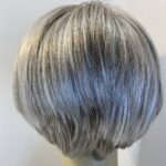 Silver grey short wig. Gss610