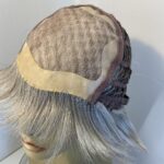 Silver grey short wig. Gss610