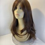 New long stunning brown boxed wig. Bbrls492