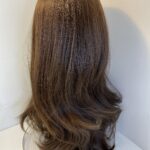 New long stunning brown boxed wig. Bbrls492