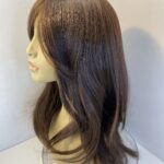 New long stunning brown boxed wig. Bbrls492
