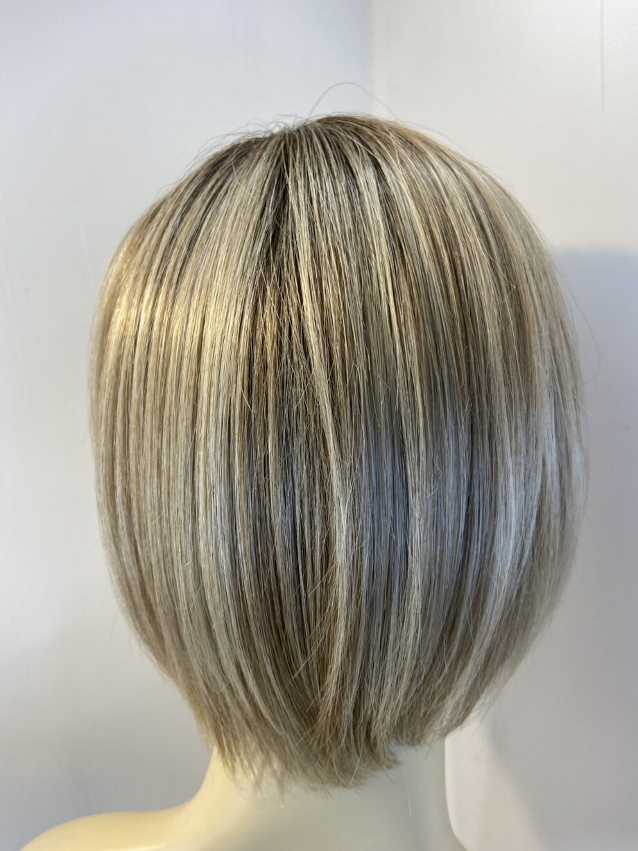 Soft cap new blonde rooted wig. Blms618
