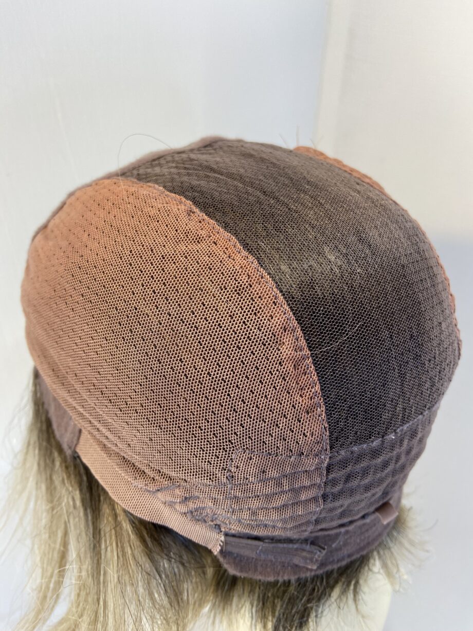 Soft cap new blonde rooted wig. Blms618