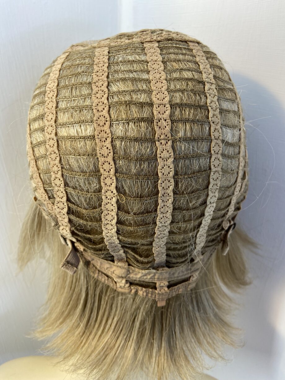 Blonde highlighted wig. Blms316