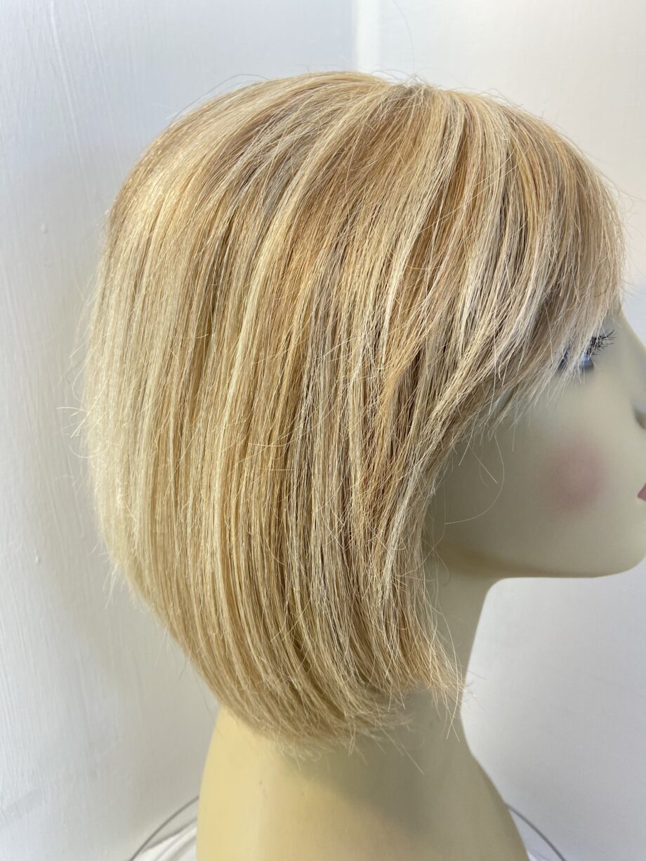 Blonde highlighted wig. Blms317