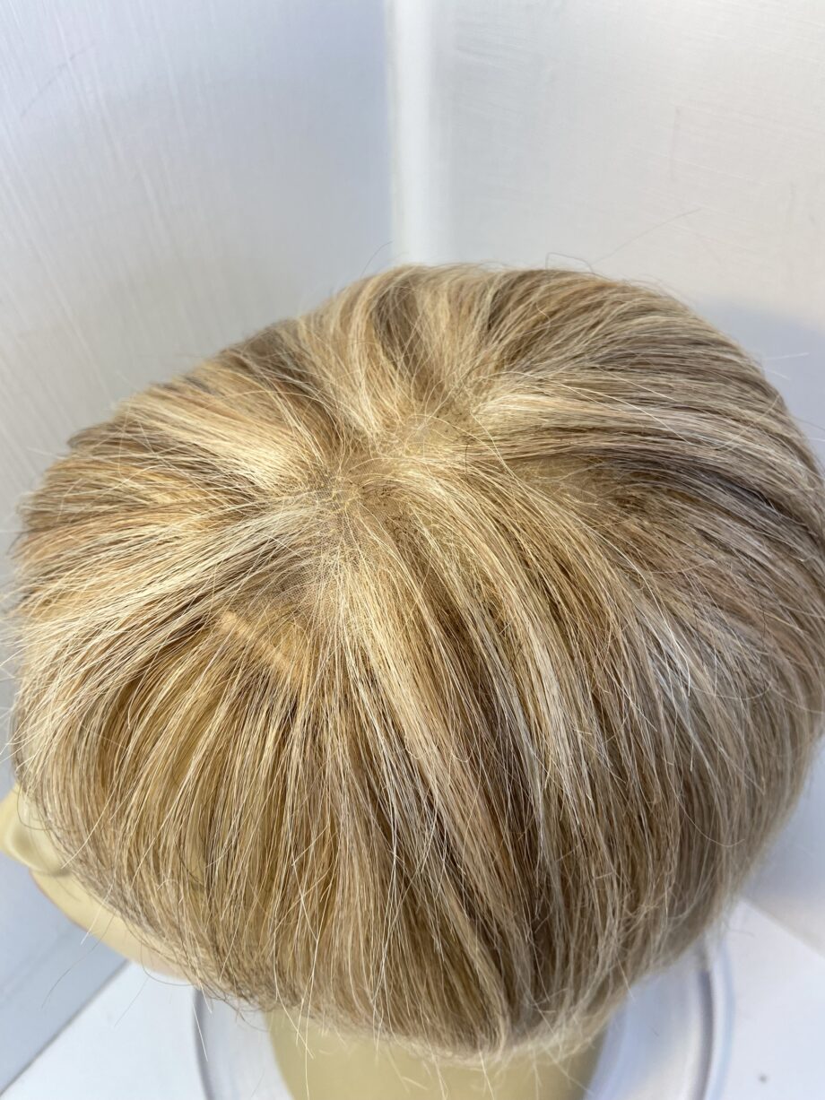 Blonde highlighted wig. Blms317