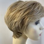 Soft cap blonde wig. Blss318
