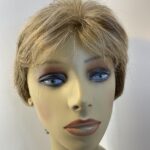 Short blonde soft cap wig. Blss321
