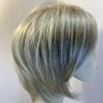 Stunning light blonde Noriko wig. Blms738