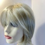 Stunning light blonde Noriko wig. Blms738