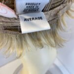 Honey blonde short designer wig. Blss45