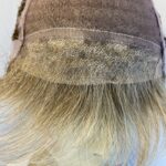 Short blonde wig. Blss48