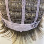 Short blonde wig. Blss48