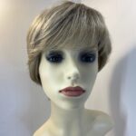 Soft cap blonde short wig. Blss49