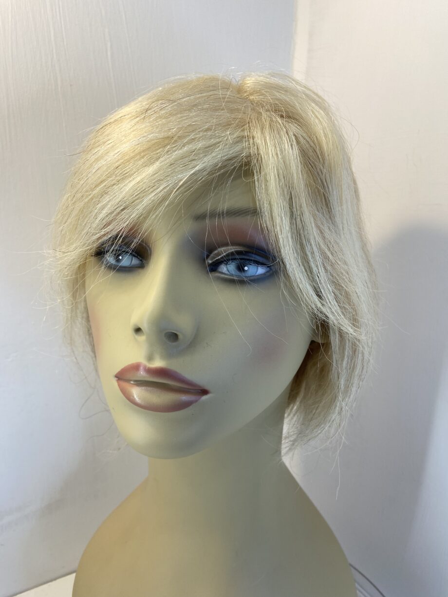 Light blonde soft cap wig. Blms524