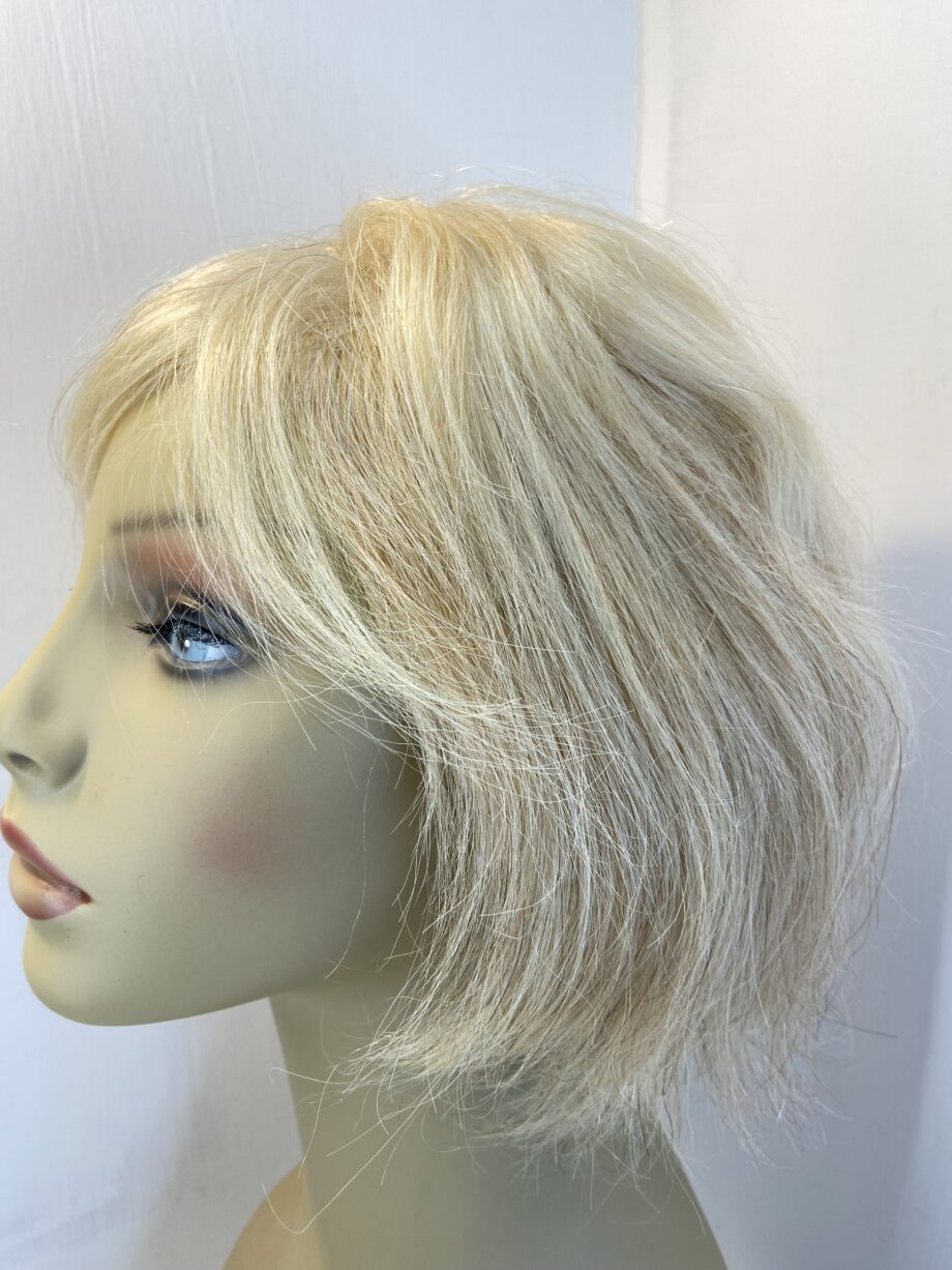 Light blonde soft cap wig. Blms524