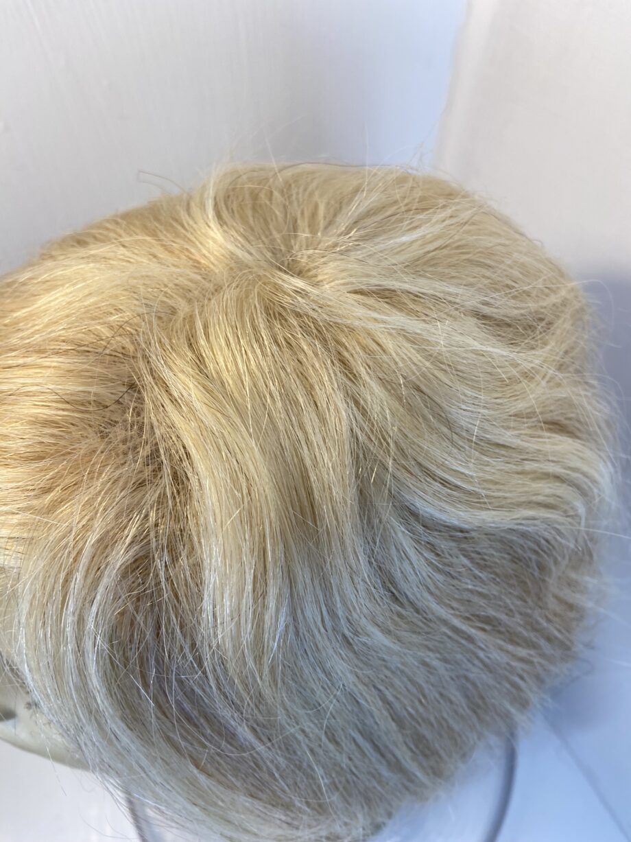 Light blonde soft cap wig. Blms524