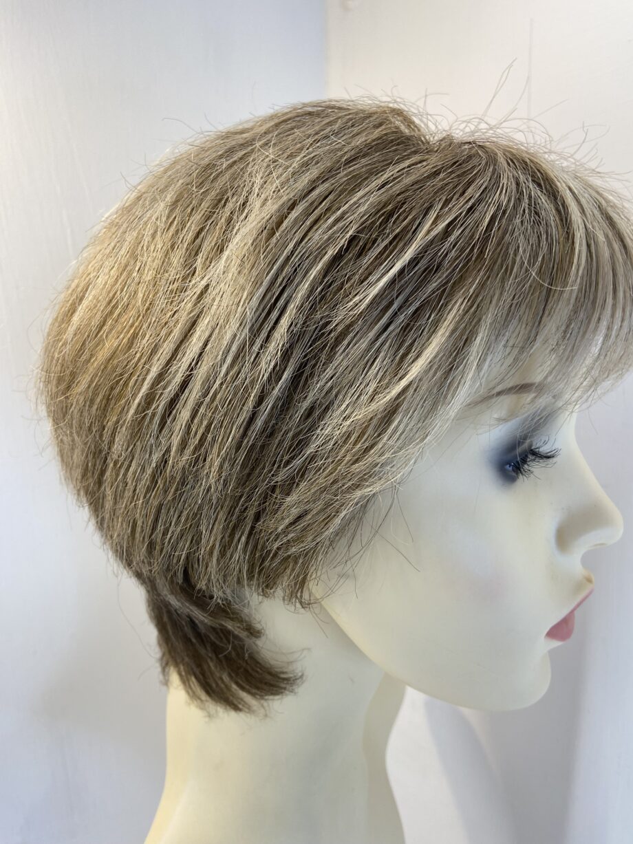 Blonde short soft cap wig. Blss527