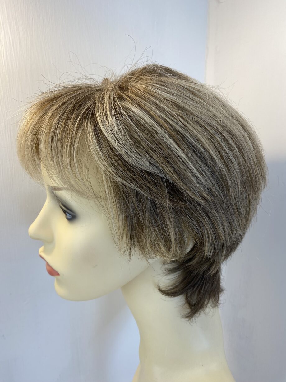 Blonde short soft cap wig. Blss527