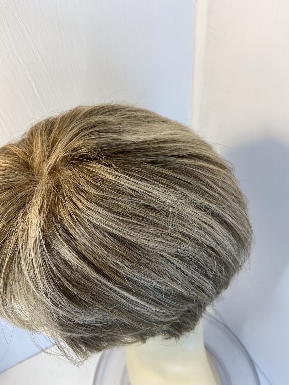 Blonde short soft cap wig. Blss527
