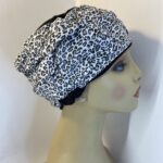 Black and white hat. 138