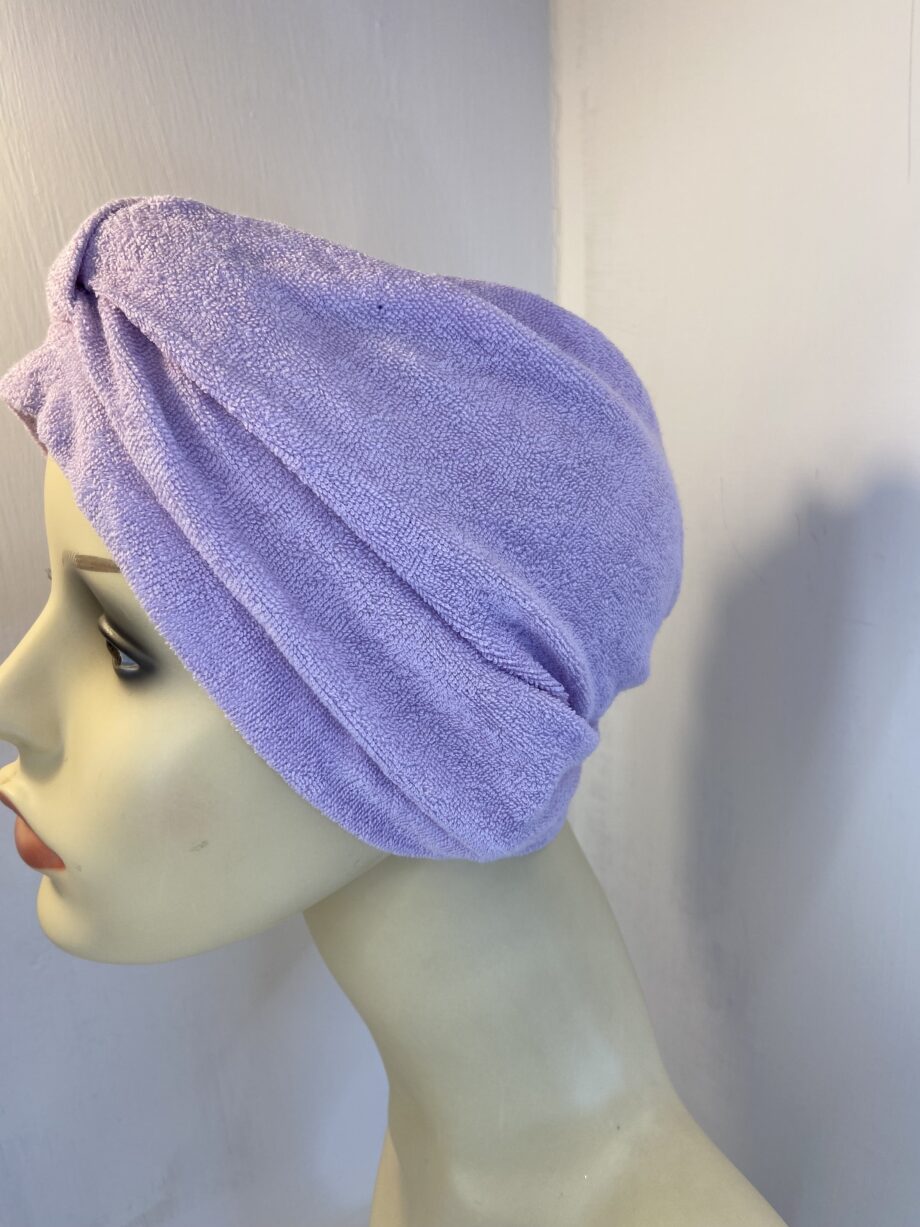 Light purple hat. 143