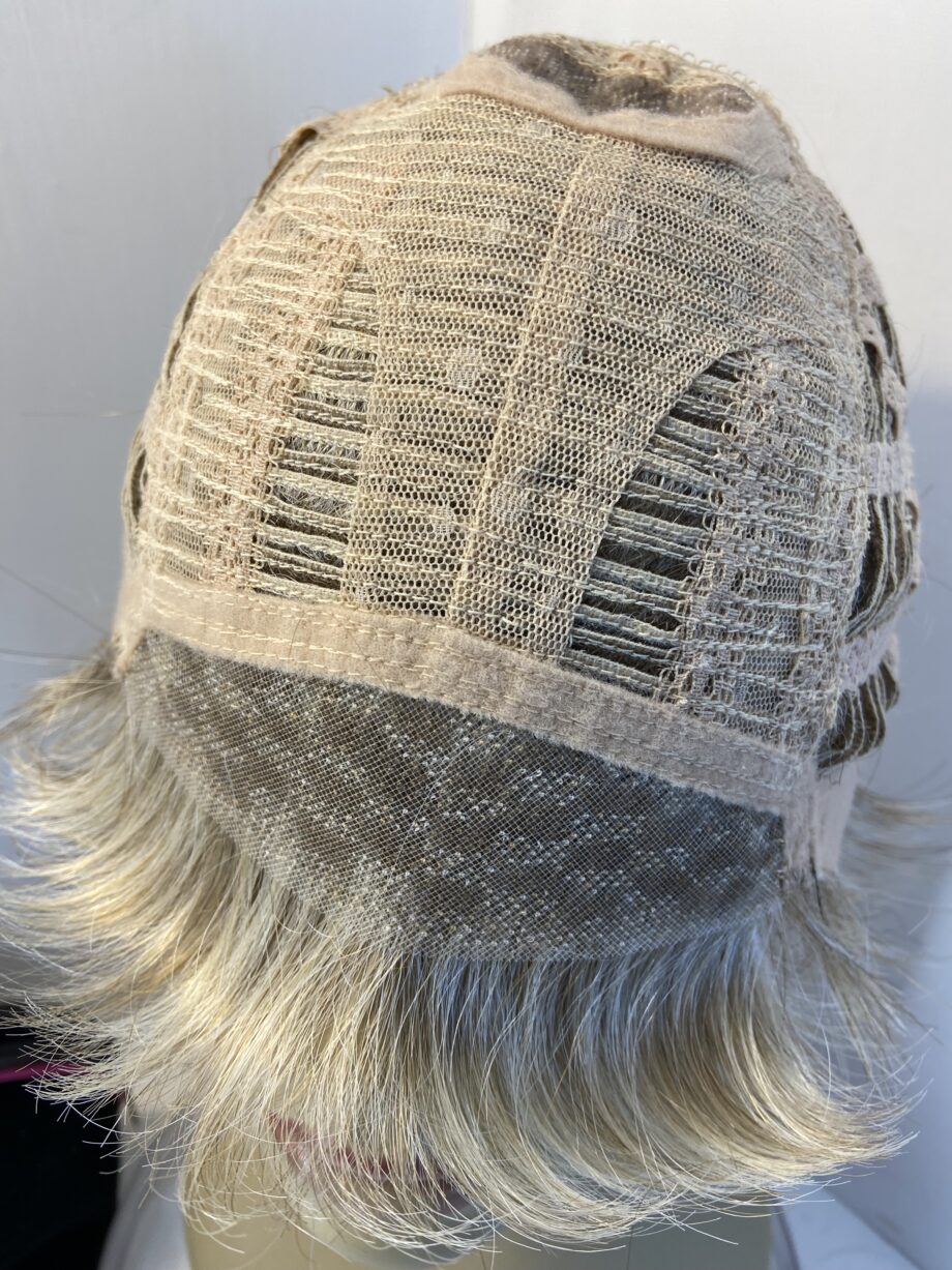 New light blonde short designer wig. Blss740