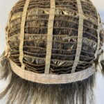 Stylish modern brown highlighted wig. Brss744a