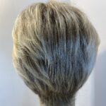 Short blonde wig. Blss801